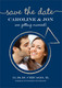 Navy Wedding Union Photo Save the Date Cards Image 4 of 6
